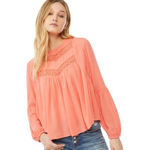 Scoop NYC Tops - Scoop Women's Long Sleeve Swing Relaxed Fit Top